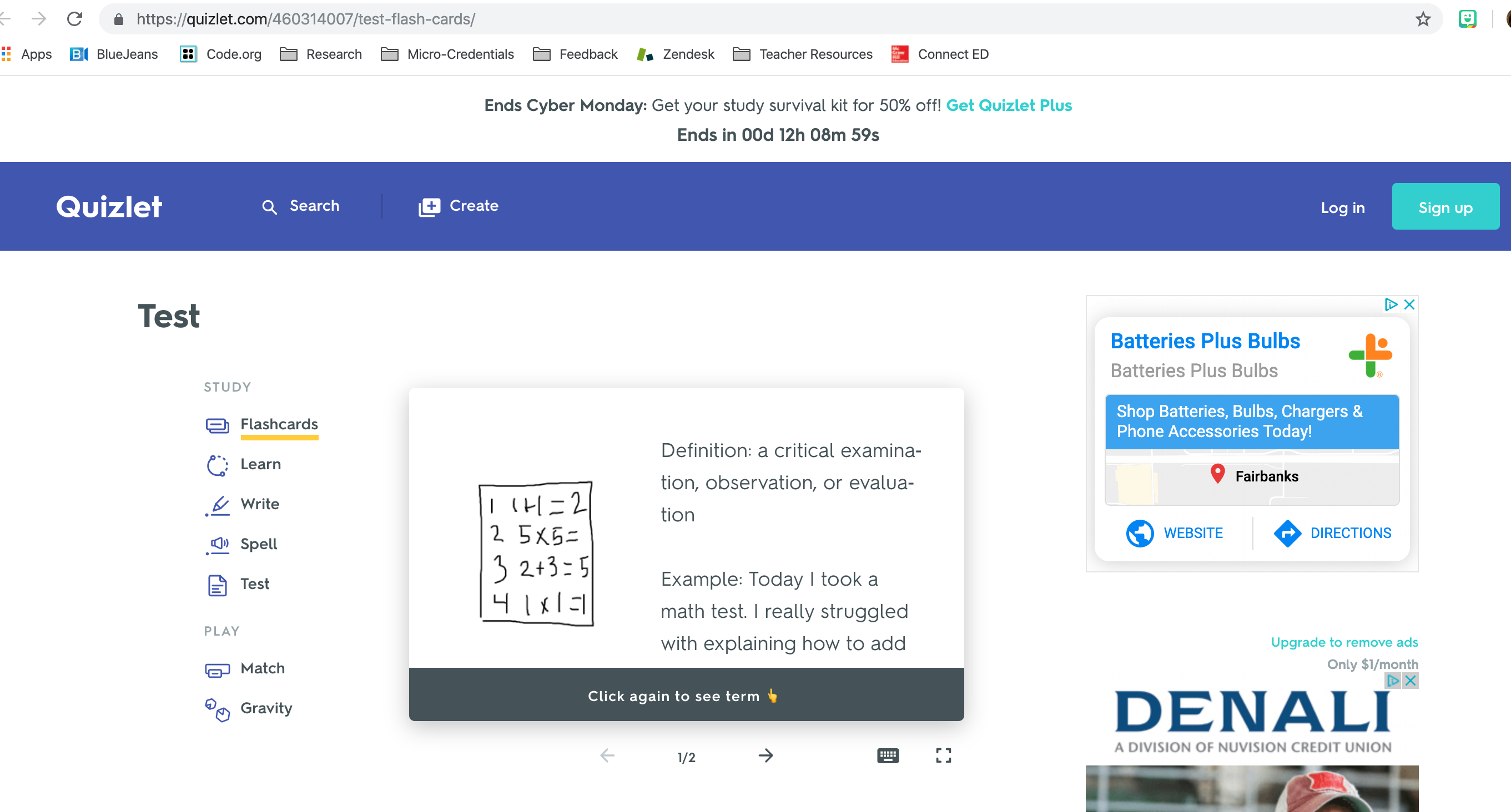 Flashcard Factory YukonKoyukuk School District